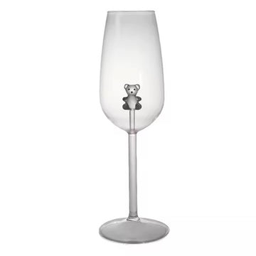 Paddington Bear Wine Glasses – Collector’s Set of 2 Stemware Glasses